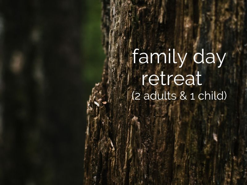 family day retreat (2 adults & 1 child)